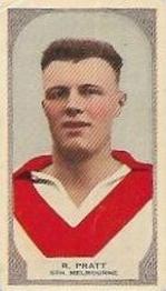 1933 Hoadley's Victorian Footballers #96 Bob Pratt Front